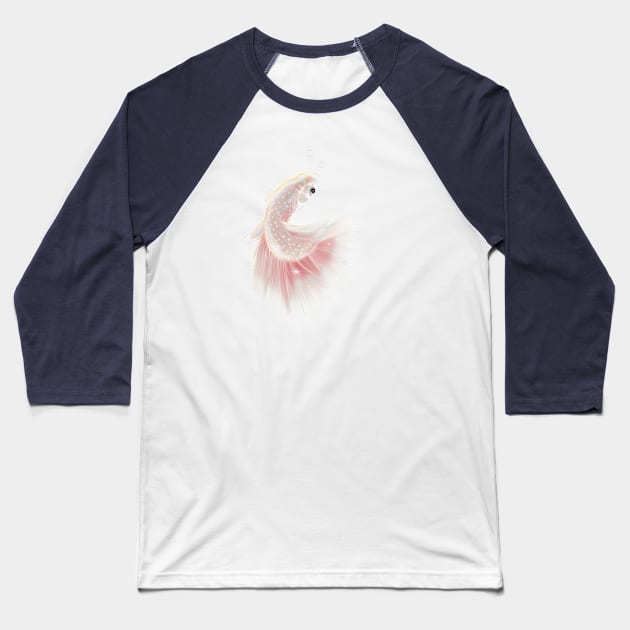 Little Fish Baseball T-Shirt by xsaxsandra